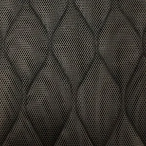 KBT11594-U72 Quilted Spacer Fabric - Onion Design Black