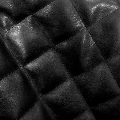 KBT8194-B323 Quilted Clothing Vinyl Black