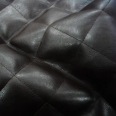 KBT8194-B323 Quilted Clothing Vinyl Brown