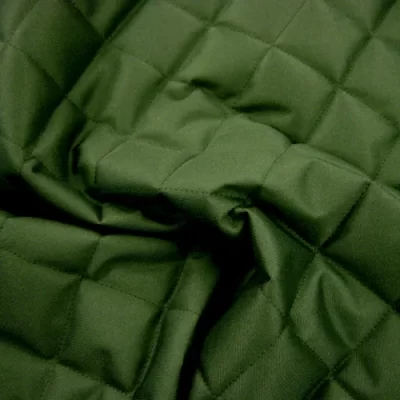 Quilted 7oz Waterproof Fabric -bottle green