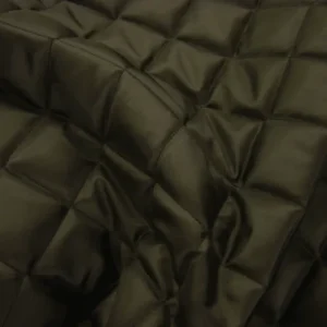 Quilted Poly Cotton Fabric-Black