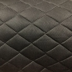 Quilted Spacer Fabric - Box KBT11595-U74 Black