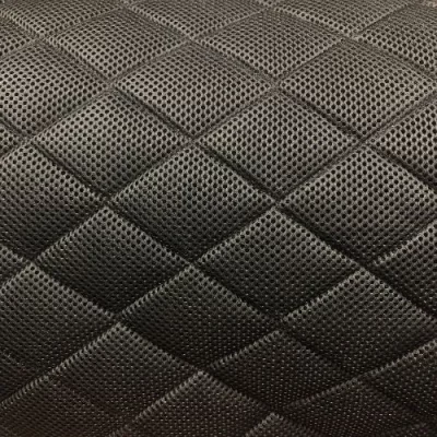 Quilted Spacer Fabric - Box KBT11595-U74 Black