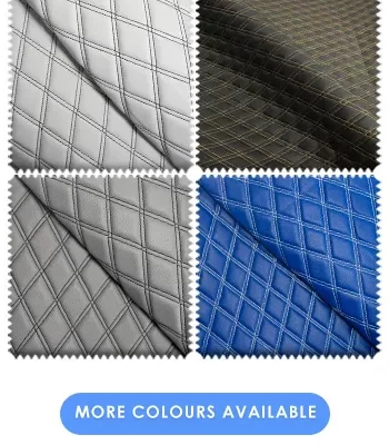 KBT12528-U153 Bentley Stitch - (Double Diamond) Luxury Vehicle Fabric