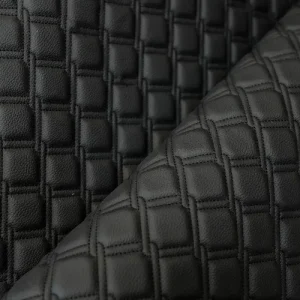 KBT12671-U173 Bentley Double Stitch - (Chain Design) Vehicle Fabric Black stitch