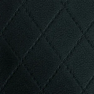KBT8769-F106-B333 Quilted Style Vinyl Leatherette Black