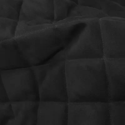 Quilted Suede KBT7358-B322 Black 214A