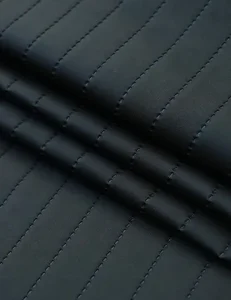 Marine Grade Welded Fluted Design Fabric UV stable KBT12746-U164 Black