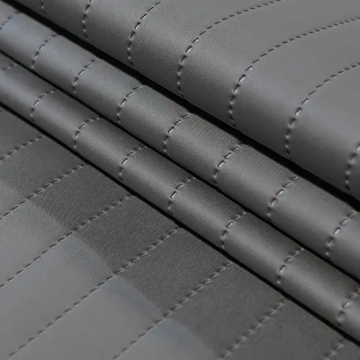 Marine Grade Welded Fluted Design Fabric UV stable KBT12746-U164 Grey