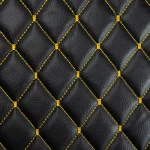 Baklava Quilted Design KBT14056-U236-1-2 Yellow Stitch