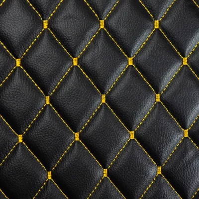 Baklava Quilted Design KBT14056-U236-1-2 Yellow Stitch