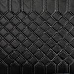 Sportivo Quilted Vinyl Fabric KBT14140-U240 white stitch