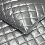 Sunlight Reflective Quilted fabric KBT14139-B204 Silver